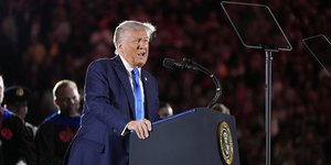 Ο Ντόναλντ Τραμπ σε ομιλία στην Αλαμπάμα