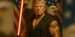 Ο πρόεδρος των ΗΠΑ Ντόναλντ Τραμπ ως ήρωας του Star Wars σε ΑΙ φωτογραφία του Λευκού Οίκου