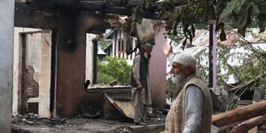 Βομβαρδισμένο σπίτι στο Πακιστάν
