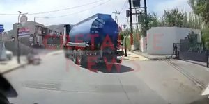 Βυτιοφόρο συγκρούεται με μηχανή