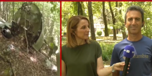 Ο Χρήστος Σταυριανίδης είχε μιλήσει στην ΕΡΤ για το αεροπλάνο που είχε ανακαλύψει στο δάσος του Φρακτού