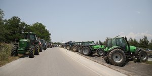 Κινητοποίηση αγροτών στην ανατολική Θεσσαλονίκη