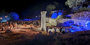 ιερά αγρυπνία στον αρχαιολογικό χώρο των Φιλίππων