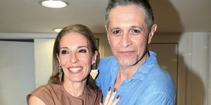 Αιμίλιος Χειλάκης και Αθηνά Μαξίμου/Φωτογραφία NDP Photo Agency