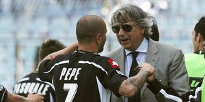 Ο Αντρέα Καρνεβάλε ως γενικός διευθυντής της Ουντινέζε το 2010