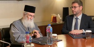 Ανδρουλάκης προς Αρχιεπίσκοπο Σινά: Σεβασμός στη θρησκευτική ελευθερία και στο ιδιοκτησιακό καθεστώς της Μονής της Αγίας Αικατερίνης