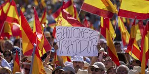 Μεγάλη διαδήλωση κατά του πρωθυπουργού Πέδρο Σάντσεθ