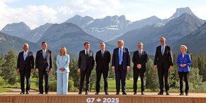 Οι ηγέτες της G7 στον Καναδά