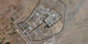 H εγκατάσταση βαρέος ύδατος στο Αράκ του Ιράν / Δορυφορική φωτογραφία: Planet Labs PBC via AP 