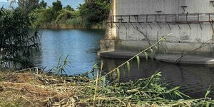 Το σημείο που παραλίγο να πνιγούν τα δύο ανήλικα αγόρια