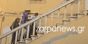 Εικόνα από τη μεταφορά του Αζέρου στον ανακριτή