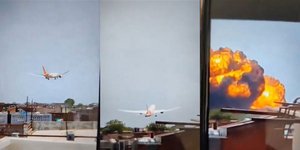 Οι τελευταίες στιγμές του Boeing της Air India, που συνετρίβη στο Αχμενταμπάντ της Ινδίας 