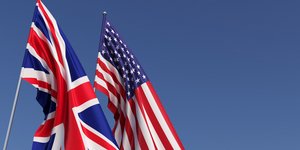 Σημαίες του Ηνωμένου Βασιλείου και των ΗΠΑ