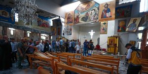 Επίθεση αυτοκτονίας με 15 νεκρούς στον ελληνορθόδοξο ναό του Προφήτη Ηλία στη Δαμασκό