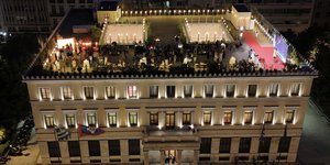 Στην ταράτσα του Δημαρχιακού Μεγάρου πραγματοποιήθηκε το βράδυ η εκδήλωση