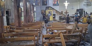 Επίθεση αυτοκτονίας σε εκκλησία στη Δαμασκό