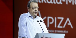 Ο Σωκράτης Φάμελλος στο Συνέδριο του ΣΥΡΙΖΑ