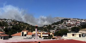 Φωτιά στη Χίο