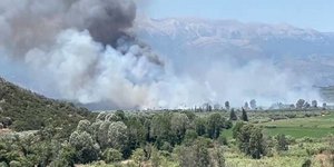 Φωτιά στην περιοχή Λευκόχωμα Λακωνίας
