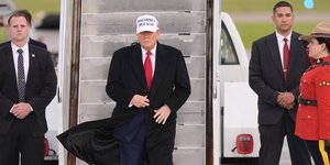  O Nτόναλντ Τραμπ φτάνει στον Καναδά για την σύνοδο των G7