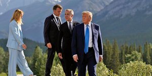 Τραμπ, Κάρνεϊ, Μακρόν, Μελόνι