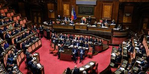 Συνεδρίαση της Γερουσίας της Ιταλίας, παρουσία της πρωθυπουργού Τζόρτζια Μελόνι 