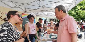 Ο  Σωκράτης Φάμελλος στο Athens Pride 2025