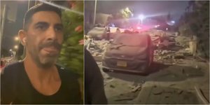  Στιγμιότυπο από το βίντεο του τραγουδιστή Γιώργου Σέμου από το Ισραήλ 