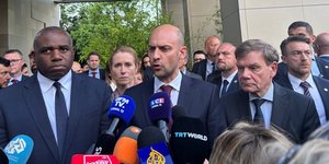 Οι ΥΠΕΞ Βρετανίας, Γαλλίας, Γερμανίας μετά τη συνάντηση με τον Ιρανό ομόλογό τους στη Γενεύη