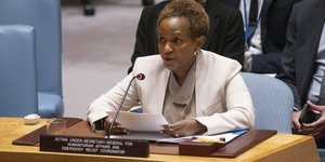 Η Αναπληρώτρια Συντονίστρια Έκτακτης Ανάγκης στον ΟΗΕ, Τζόις Μσούγια