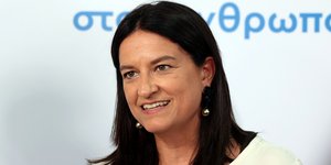 Η υπουργός Εργασίας και Κοινωνικής Ασφάλισης, Νίκη Κεραμέως