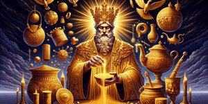 Ο ηγεμόνας της Φρυγίας είχε τη δύναμη να μετατρέπει σε χρυσό ό,τι άγγιζε / AI