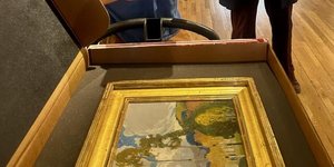 Ένας από τους κλεμμένους πίνακες που επεστράφη στο Μουσείο