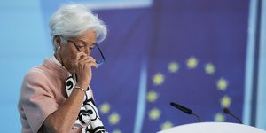 Η επικεφαλής της ΕΚΤ, Κριστίν Λαγκάρντ