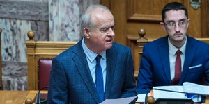 Ο υφυπουργός Προστασίας του Πολίτη, Γιάννης Λαμπρόπουλος