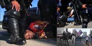 Συλλήψεις διαδηλωτών στο Λος Άντζελες και απαγόρευση νυχτερινής κυκλοφορίας