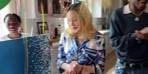 H Madonna στα γενέθλια του πατέρα της