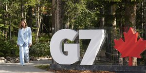 Η Τζόρτζια Μελόνι στην σύνοδο των G7 στον Καναδά
