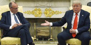 Συνάντηση Μερτς - Τραμπ στον Λευκό Οίκο