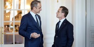 Kyriiakos Mitsotakis & Ulf Kristersson<