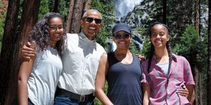 Μισέλ, Μπαράκ, Μαλία και Σάσα Ομπάμα