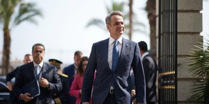 Ο Κυριάκος Μητσοτάκης στη διάσκεψη της Νίκαιας 