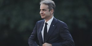 Greece's Prime Minister Kyriakos Mitsotakis
