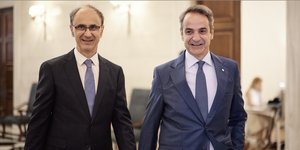 Κυριάκος Μητσοτάκης με τον Σέρβο πρωθυπουργό
