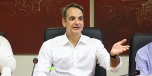 Ο Κυριάκος Μητσοτάκης από τη Θεσσαλονίκη