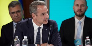 Ο Κυριάκος Μητσοτάκης στη Σύνοδο ΝΑ Ευρώπης-Ουκρανίας στην Οδησσό