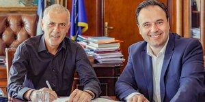 Μνημόνιο Συνεργασίας μεταξύ του Δήμου Πειραιά και της ΕΔΥΤΕ Α.Ε. -Συνάντηση Παπαστεργίου-Μώραλη