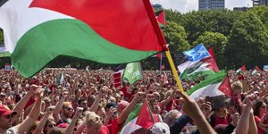 Xιλιάδες διαδηλωτές στην Χάγη για τη γενοκτονία στη Γάζα