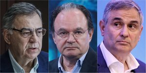 Νίκος Χριστοδουλάκης, Γιώργος Παπακωνσταντίνου, Φίλιππος Σαχινίδης
