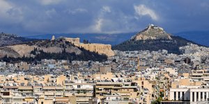 Πολυκατοικίες στην Αθήνα, απο ψήλα